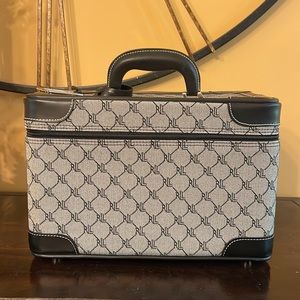 NWOT Ralph Lauren Monogram Leather Travel Case